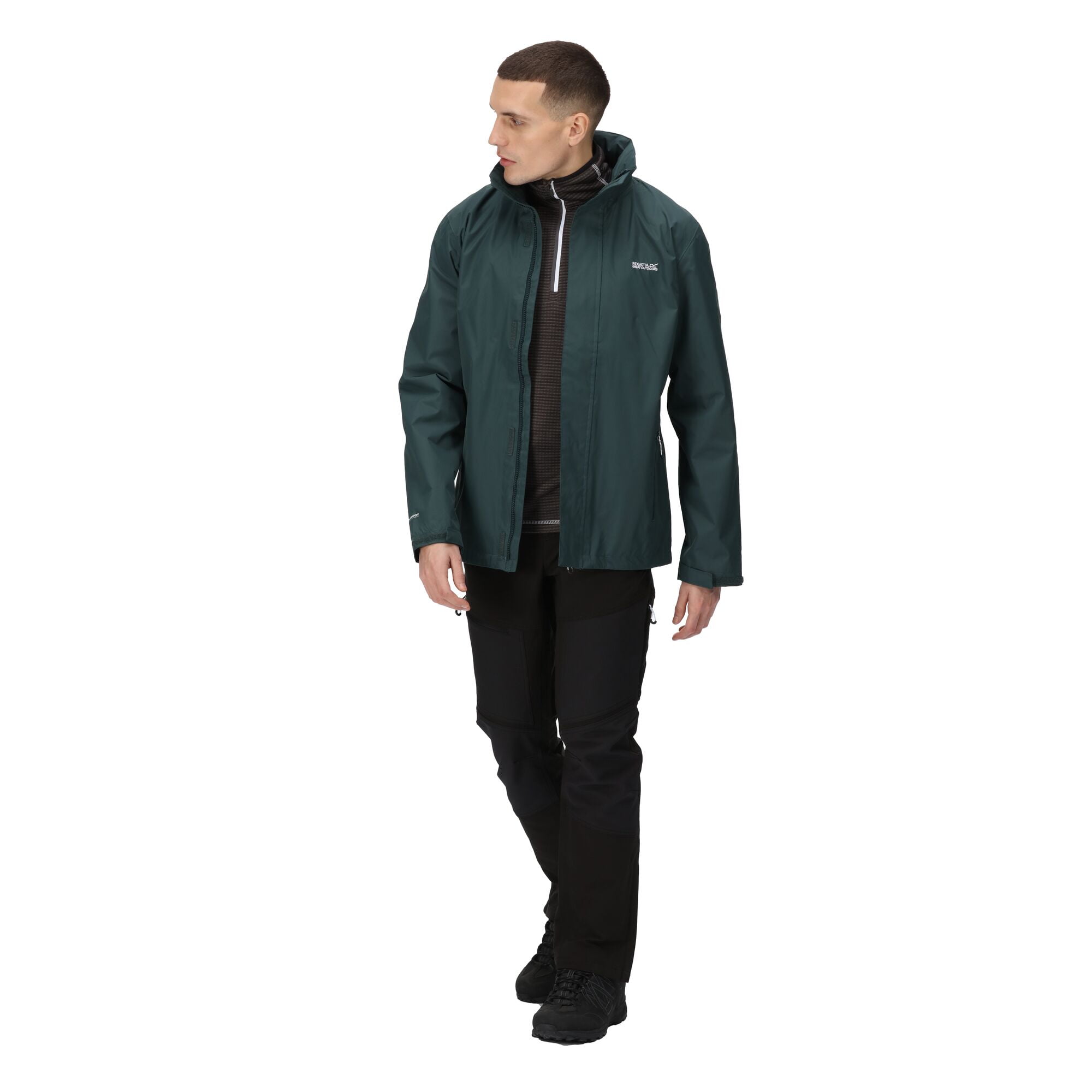 Regatta green waterproof jacket sales
