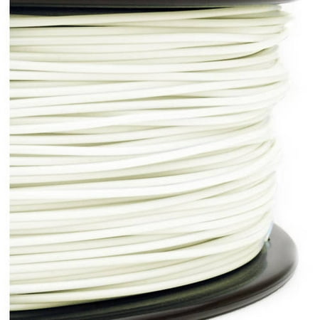 Gizmo Dorks 1.75mm Acetal Delrin Filament POM 1kg / 2.2lbs for 3D Printers, White