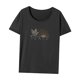 thumbnail image 3 of Camiseta para Mujer Verano Streetwear Activewear Camiseta de Manga Corta para Viaje Caminando Gris, 3 of 7