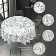 thumbnail image 3 of Leaf Tablecloth 60 inch Round, Durable Table Cover for Kitchen Dining Room, Holiday Tablecloth for Party Dinner, 3 of 5