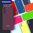 thumbnail image 2 of Funda de silicona sedosa para Samsung Galaxy S21 FE, carcasa protectora completa para teléfono móvil S21 S21Plus S21Ultra 21FE Fivean unisex, 2 of 2