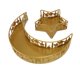 thumbnail image 4 of Bandejas con forma de estrella y Luna, platos decorativos para cena, fruta, postre, frutos secos, bandeja para servir, Color dorado, 4 of 12