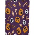 thumbnail image 2 of Coolnut Halloween Pumpkin Rectangle Tablecloth 54x54In,Dinner Table Cover for Outdoor & Indoor Patio, Picnic, BBQ, Holiday Party Halloween Decoration, 2 of 7