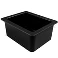 thumbnail image 1 of Cambro 26CF110 Poêle Alimentaire ColdFest - Demi-Taille, 6"D, Noir, 1 of 5