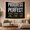 Progress Over, variant on "Protect Your Peace" Motivational Text on Black Background, Inspirational Digital Art for Women, Self-Care Wall Art Decor, Housewarming Gift Tapestry Wall Hanging for Office and Bedroom