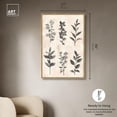 thumbnail image 5 of Sepia Stems Canvas Vintage Floral Art by Art Remedy, Gold Frame, 30 x 45, 5 of 7