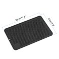 thumbnail image 5 of Unique Bargains Silicone Dish Drying Mat Set, 11.8' x 7.9' Dish Drain Pad Heat Resistant Suitable for Kitchen-Black, 5 of 5