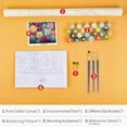 thumbnail image 4 of TISHIRON Paint by Numbers for Adults,16x20 inch Canvas Wall Art Abstract Succulent Oil Painting by Numbers Kit for Home Wall Decor (Frameless), 4 of 6