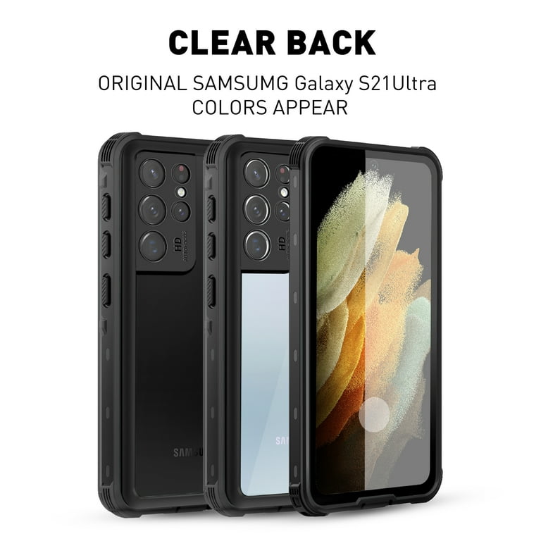 AICase Waterproof Case for Samsung Galaxy S21 Ultra 5G, Shockproof