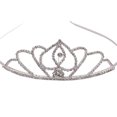 thumbnail image 1 of Corona de mujer con diamantes de imitación, tocado de princesa para novia, accesorio para el cabello, joyería de boda, 1 of 1