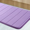 thumbnail image 4 of Unique Bargains 2Pcs Soft Memory Foam Bath Mat 17" x 24" Non Skid Light Purple, 4 of 8