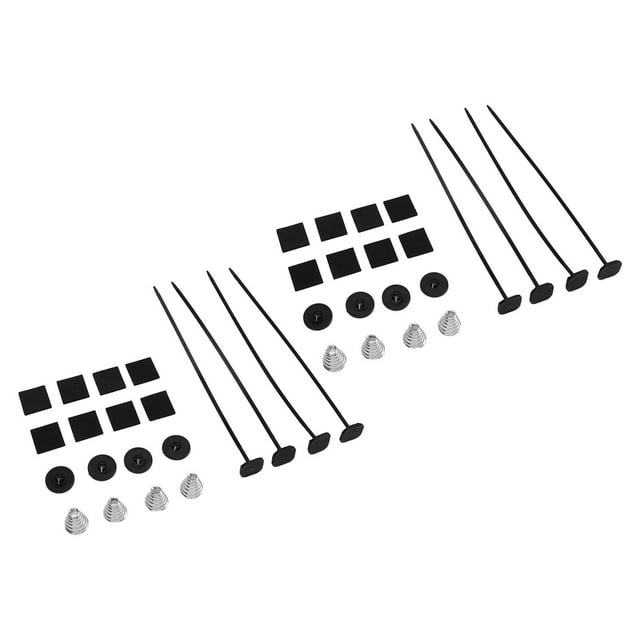 Fan Through Radiator Mounting Kit, Tightly Connected 2 Set Fan Mounting Kit For Electric Cooling Fan