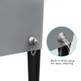 thumbnail image 5 of FreeLung 80QT Rolling Cooler Cart with Wheels Ice Chest Outdoor Backyard Coolers on Wheels Silver, 5 of 7