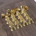 thumbnail image 2 of EeaseMX 24 piezas 45 mm Jingle Bell adornos navideños puerta árbol de Navidad decoración colgante colgantes para Navidad hogar decoración de fiesta navideña (dorado), 2 of 8