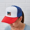 thumbnail image 5 of CafePress - Grunge USA Curling - Adjustable Unisex Printed Trucker Hat with Mesh Back, 5 of 10