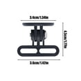 thumbnail image 3 of Adjustable Metal Cycling Computer Mount, Lightweight, Compatible with Various Models, Sports Camera Rack, Easy to Use, for Outdoor Travel, Secure Attachment to Handlebars, 3 of 6
