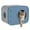 Blue, variant on Bifanuo Cat House for Indoor & Outdoor Cats,Weatherproof Resin Cat Shelter with Camera-Shaped Design,Ventilation, Assemble Easily for Home & Yard,Blue