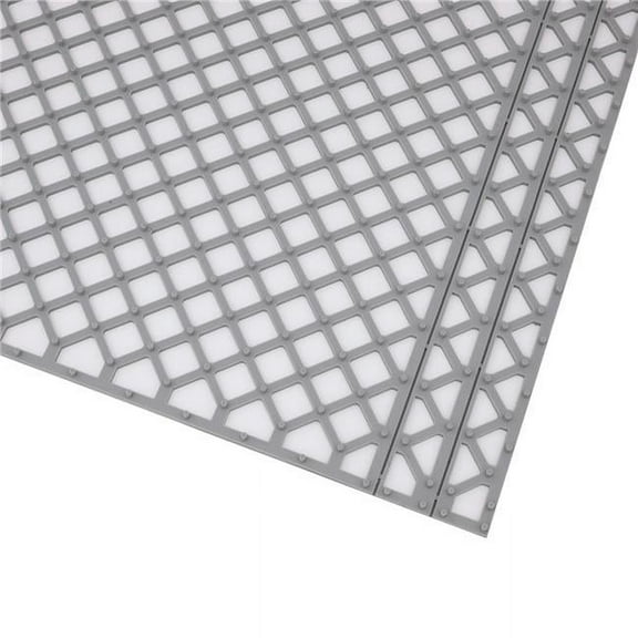 Ruvati RVA47400GR 16.87 x 29.87 in. Silicone Bottom Rinse Grid Sink Mat, Gray