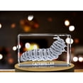 thumbnail image 2 of Unique 3D Engraved Crystal with Caterpillar Design - Perfect Gift for Nature Lovers, 2 of 5