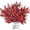 Red, variant on 20PCS Christmas Glitter Artificial Pine Needles Fake Glitter Stems Pine Branches for Christmas Embellishing DIY Garland Wreath Home Garden Decoration