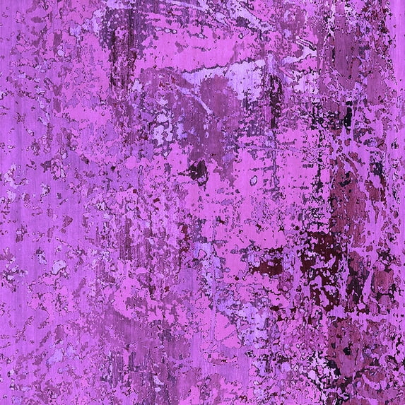 Ahgly Company Indoor Square Oriental Purple Industrial Area Rugs, 4' Square