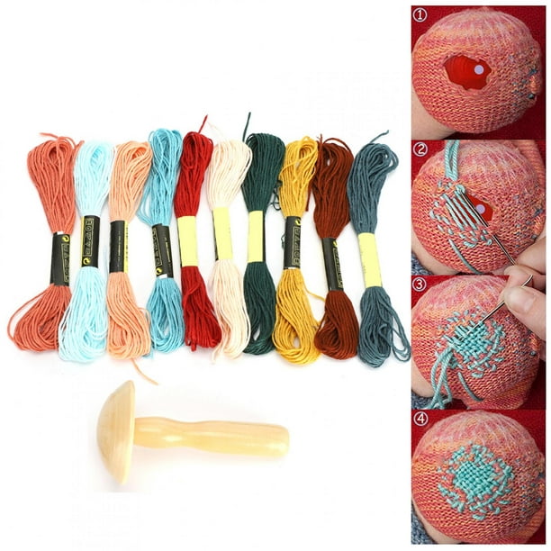 Kit de couture avec 100 fournitures et accessoires de couture - 24 fils de  couleur, produits de kit d'aiguille et de fil pour les petites réparations,  mini kit de couture de voyage