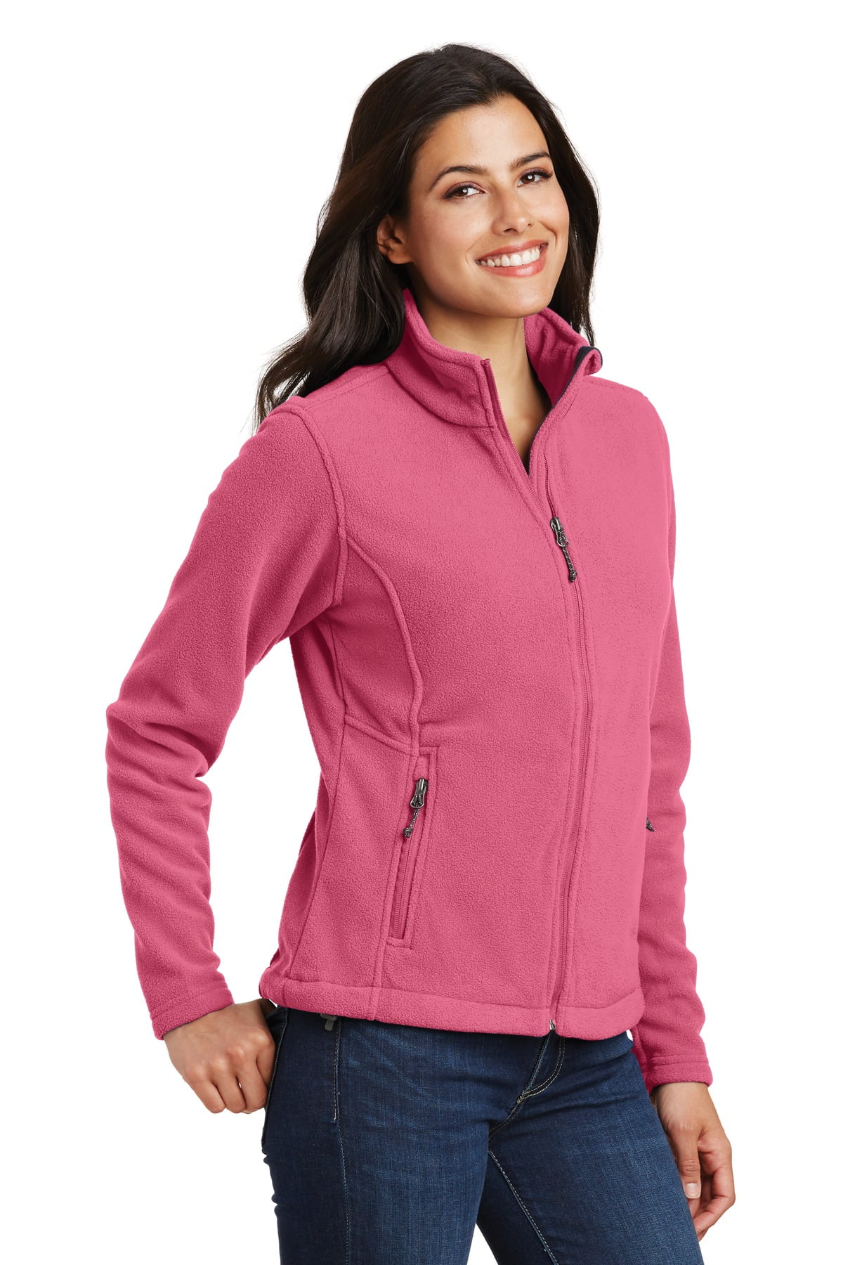 Port Authority Ladies Value Fleece Jacket-S (Hibiscus) 
