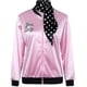 thumbnail image 1 of 1950s Women Lady Girls Pink Satin Jacket Halloween Cosplay Costume Fancy Dress Coat With Neck Scarf Jnnjv, 1 of 4