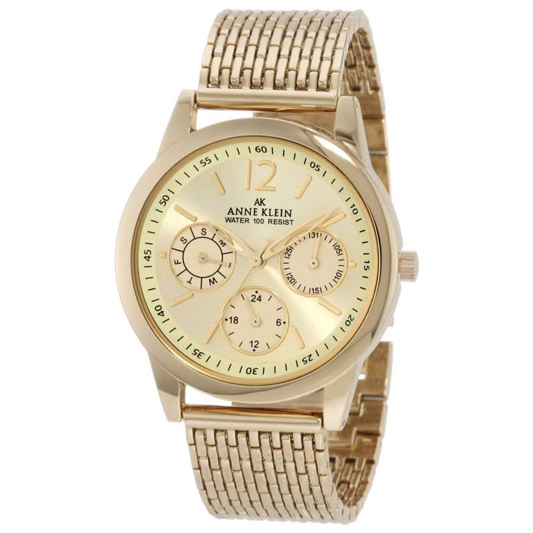 Anne Klein Gold-Tone Mesh Bracelet Watch Anne Klein Women main image 4