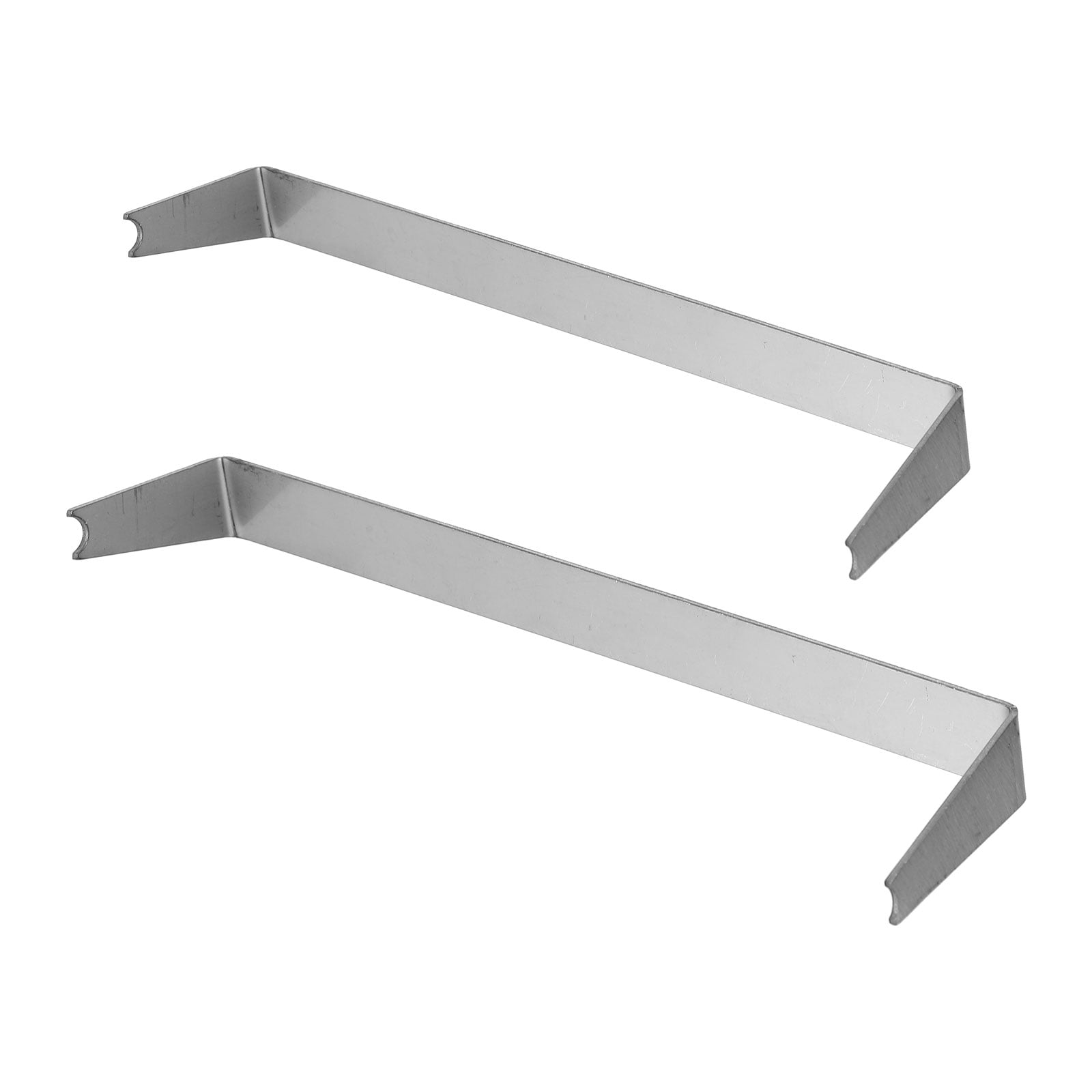 FONDOTIN 2Pcs Pottery Trimming Tool for Craftsmen Silver Stainless Steel Foot Trimmer for Pottery