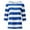 Blue, variant on TSADFHJI Plus Size Christmas Tops for Women Short Sleeve Women Fashion O-Neck 3/4 Sleeve T Shirt Stripe Casual Basic Tops M Watermelon Red