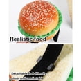 thumbnail image 6 of FENOHREFE Novelty Burgers Sandwich Headbands Creative Food Shape Hair Hoop Adjustable Hair Accessory for Parties, 6 of 7