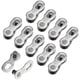 thumbnail image 1 of Placa metálica Irfora 1 par / 5 pares / 10 pares de eslabones de cadena de bicicleta herramienta de reparación de cadena de bicicleta eslabón perdido conector de cadena de bicicleta 6-8S / 9S / 10S / Irfora Placa metálica, 1 of 7