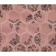 thumbnail image 4 of oneOone Cotton Flex Dusty Rose Fabric Geometric|Leaves & Floral Block Diy Clothing Quilting Fabric Print Fabric By Yard 40 Inch Wide, 4 of 4