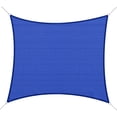 thumbnail image 2 of Outsunny 20' x 16' Sun Shade Sail Rectangle Sail Shade Canopy for Outdoor Patio Deck Yard, Blue, 2 of 9