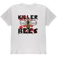 thumbnail image 1 of Killer Bees Honey Bee Youth T Shirt White YLG, 1 of 1