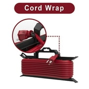 Hyper Tough extension cord and light storage, wrap, hold up to 100ft, black, material: PP