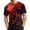 Deep Red_#16, variant on Men's Gothic Halloween T Shirt Dark Chamber Candlelit Ghost Haunted Mansion Printed Short Sleeve Tee,White L