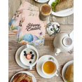 thumbnail image 4 of Happy Easter Kitchen Dish Towels for Drying Dishes Set of 4, Spring Watercolor Bunny Eggs Flowers Pink Waffle Weave Microfiber Hand Tea Bathroom Towels Quick Dry & Absorbent Towel 15.7x23.6, 4 of 7