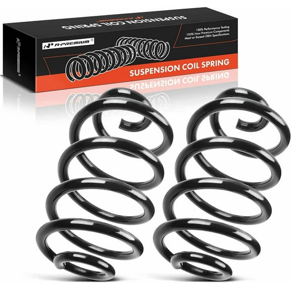 A-Premium 2Pcs Rear Suspension Coil Spring Set Compatible with Buick Encore 2013-2019 & Chevrolet Trax 2015-2020 1.4L 1.8L, AWD, Driver and Passenger Side, Replace# 42398115