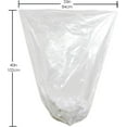 thumbnail image 2 of 33 Gallon Clear Trash Can Liners - 33" x 40" - High Density Garbage Bags - Case of 500 - Multipurpose for Office, Outdoor, Recycling, Industrial and Commercial, 2 of 7