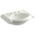 thumbnail image 6 of Kohler K-2287-8 Devonshire 24" Pedestal Bathroom Sink - White, 6 of 6