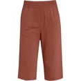 thumbnail image 6 of Women's Pants Elegant High Witless Solid Color High Waist Pocket Capris for Casual Pants, 6 of 8