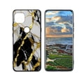 thumbnail image 1 of Compatible with Motorola G 5G Phone Case, White-Golden-Marble-4-3 Case Men Women, Flexible Silicone Shockproof Case for Motorola G 5G, 1 of 1