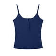 thumbnail image 3 of StSilkitty Crop Camisole for Womens Summer Sleeveless V Neck Spaghetti Strap Tank Tops Solid Color Lightweight Going out Shirts, 3 of 6