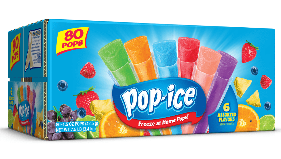 Assorted Fruit Freezer Ice Pops, oz, 80 Ct - Walmart.com