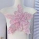 thumbnail image 4 of Nuevo broche de organza multicapa con flores tridimensionales, cristales y perlas para decorar vestidos (accesorios de ropa)., 4 of 5