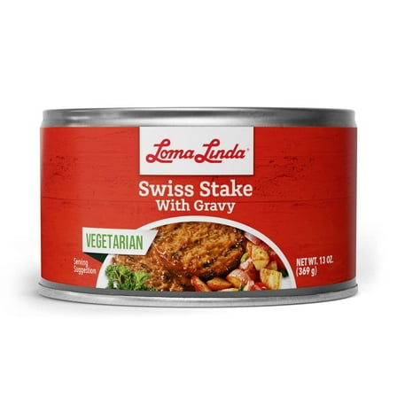 Loma Linda Swiss Stake With Gravy (Pack of 8)