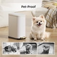 thumbnail image 5 of KSSKSS 2.6 Gallon/10L Slim Stainless Steel Bathroom Trash Can with Soft Close Lid, for Narrow Spaces,Bathroom, Bedroom (White), 5 of 8