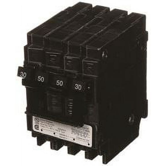 Qt Quadplex Breaker One 30 Amp 2 Pole And One 50 Amp 2 Pole